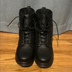 Black Leather American Exchange Men's Boots